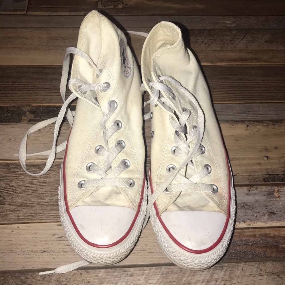 White High Top Converse
